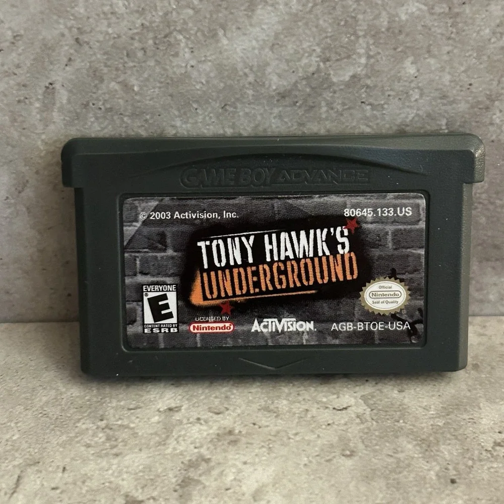 Tony Hawk's Underground Game Boy Advance USA Authentic Loose Case Included GBA